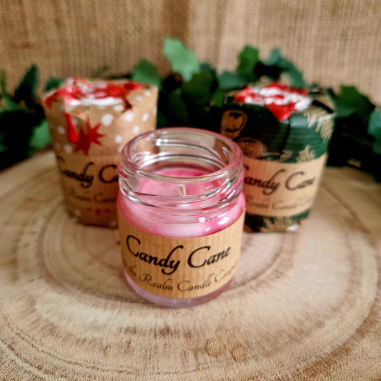 Candy Cane Mini Jar