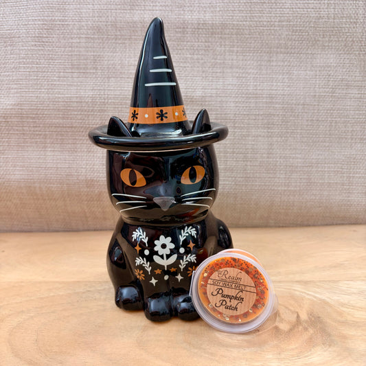 Witch Hat Cat Wax/Oil Burner