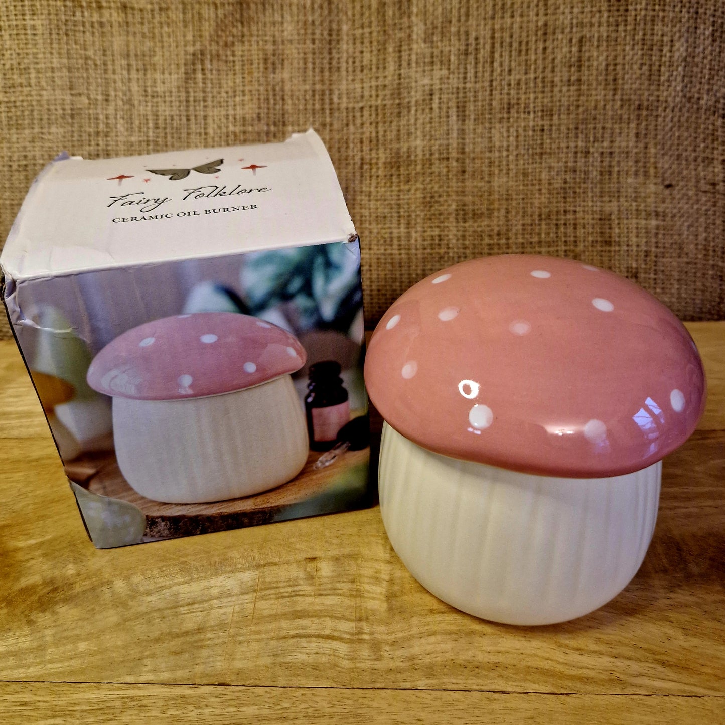Pink Mushroom Wax/Oil Burner