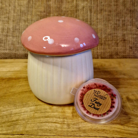 Pink Mushroom Wax/Oil Burner