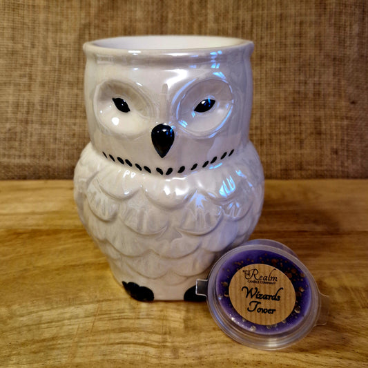 Iridescent Owl Wax/Oil Burner