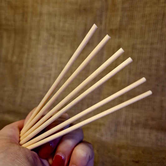 Set of 6 Natural Fibre Reeds