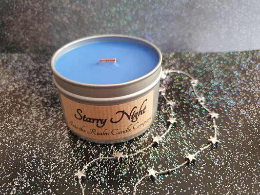 Starry Night Crackling Tin