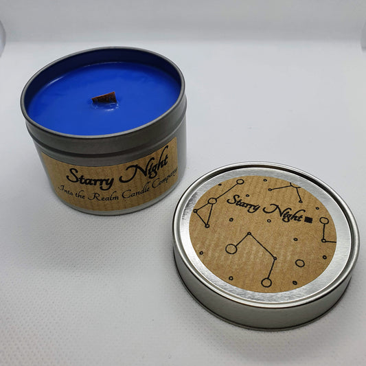 Starry Night Crackling Tin