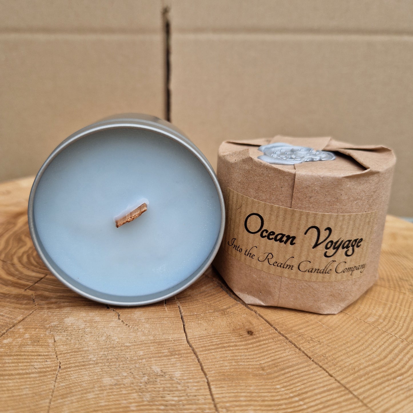 Ocean Voyage Crackling Tin