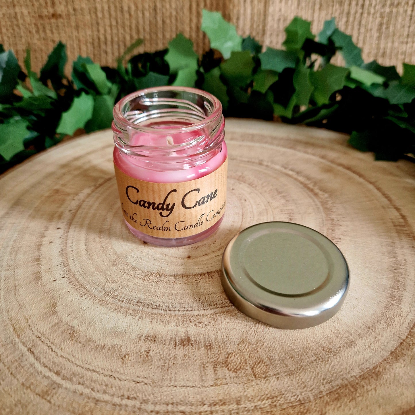 Candy Cane Mini Jar