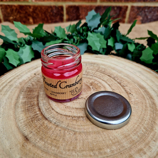 Frosted Cranberry Mini Jar