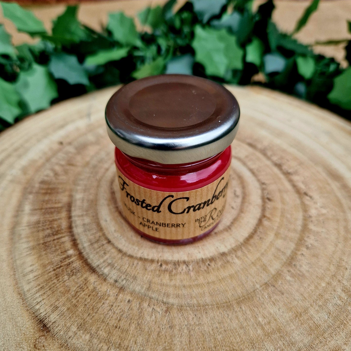 Frosted Cranberry Mini Jar