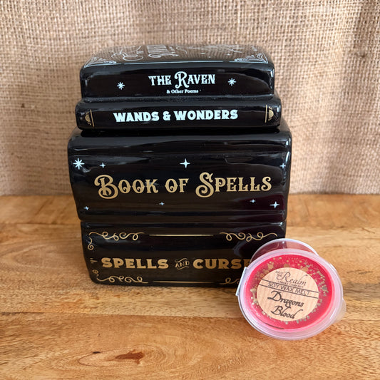 Witchy Book Stack Wax/Oil Burner
