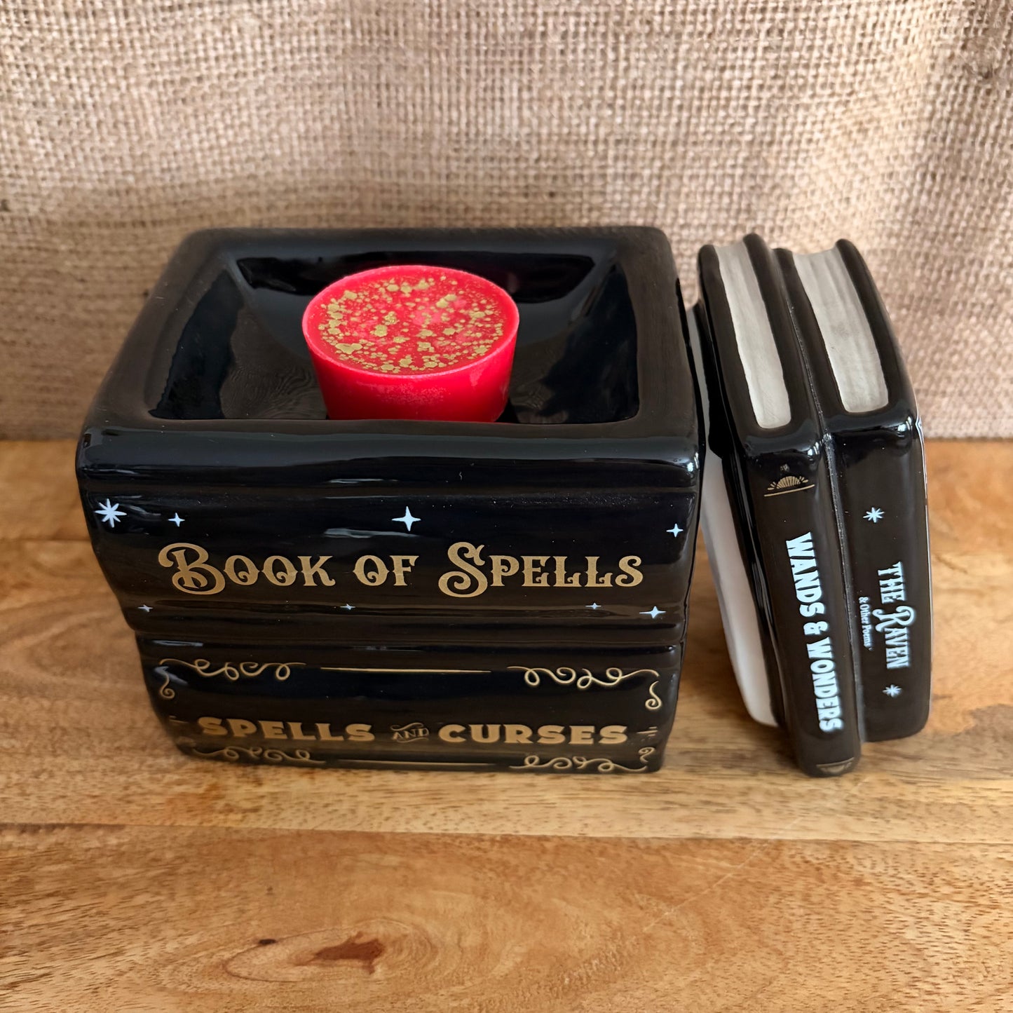 Witchy Book Stack Wax/Oil Burner