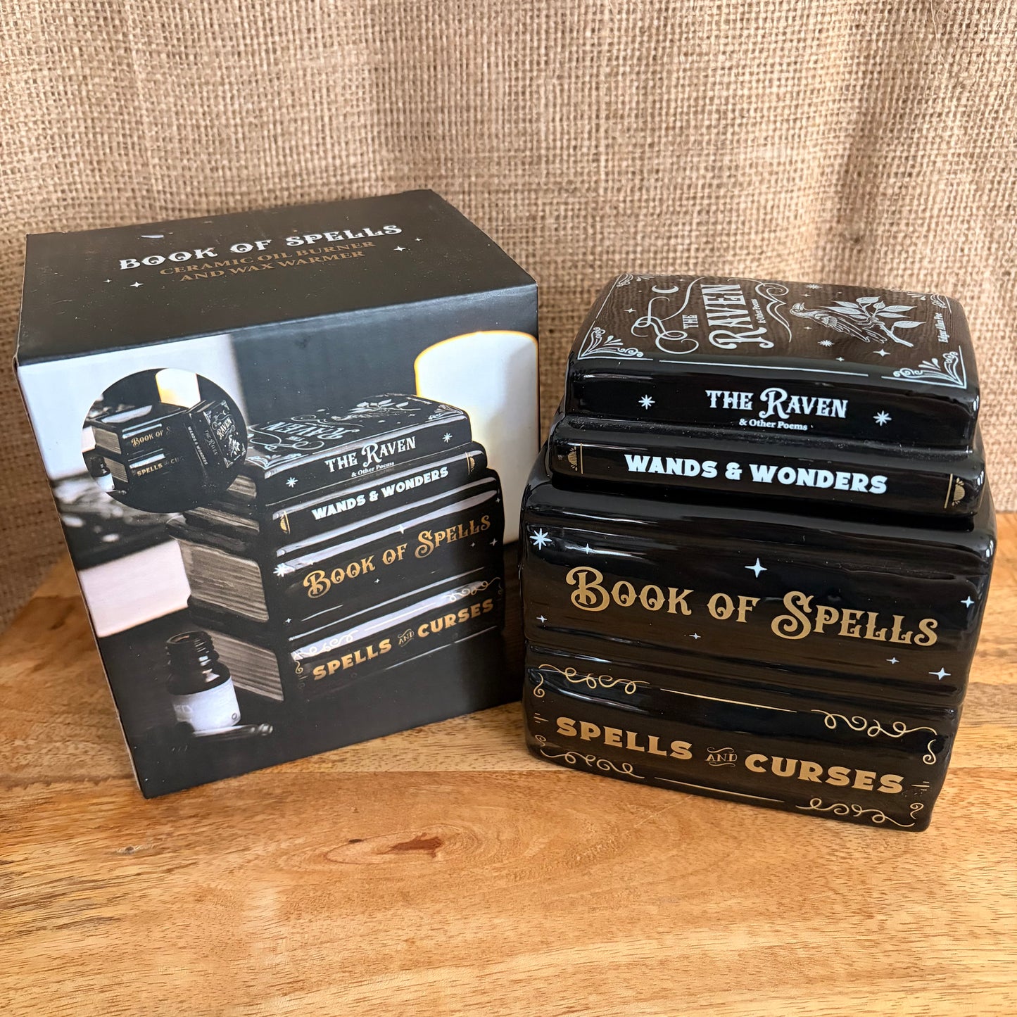 Witchy Book Stack Wax/Oil Burner