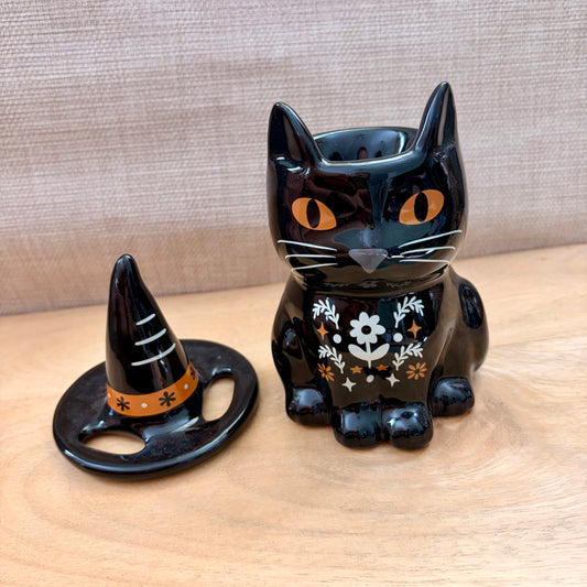Witch Hat Cat Wax/Oil Burner