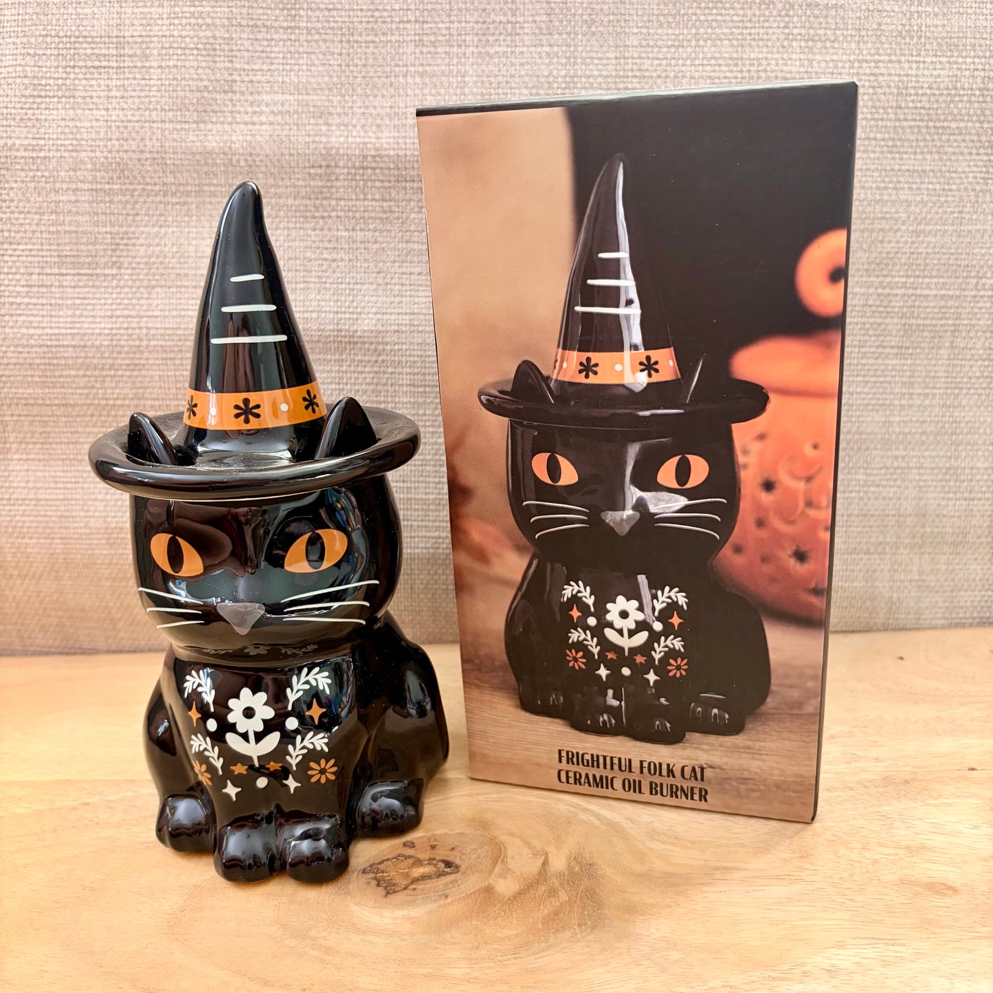 Witch Hat Cat Wax/Oil Burner