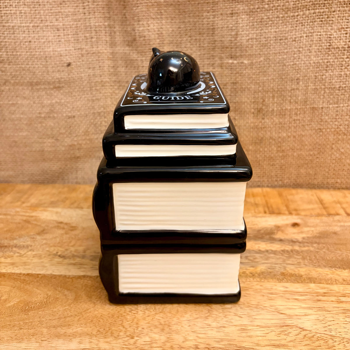 Cat Book Stack Wax/Oil Burner