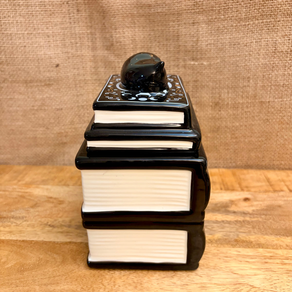 Cat Book Stack Wax/Oil Burner