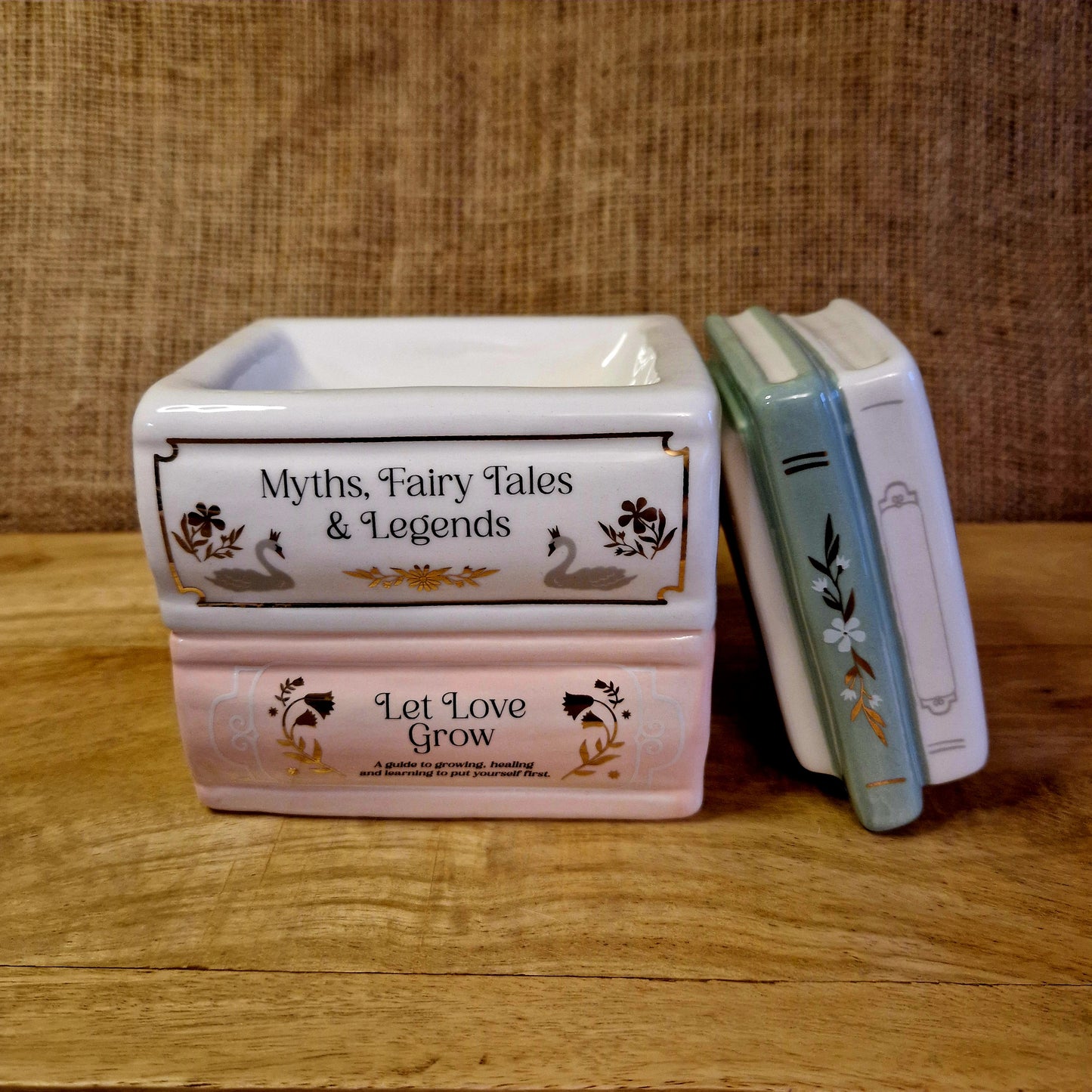 Book Stack Wax/Oil Burner