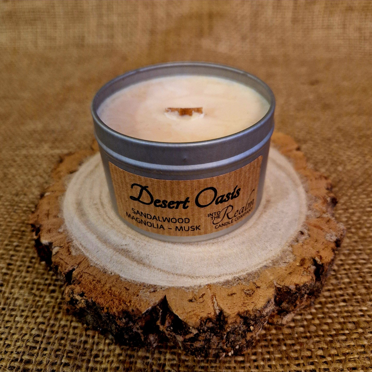 Desert Oasis Crackling Tin