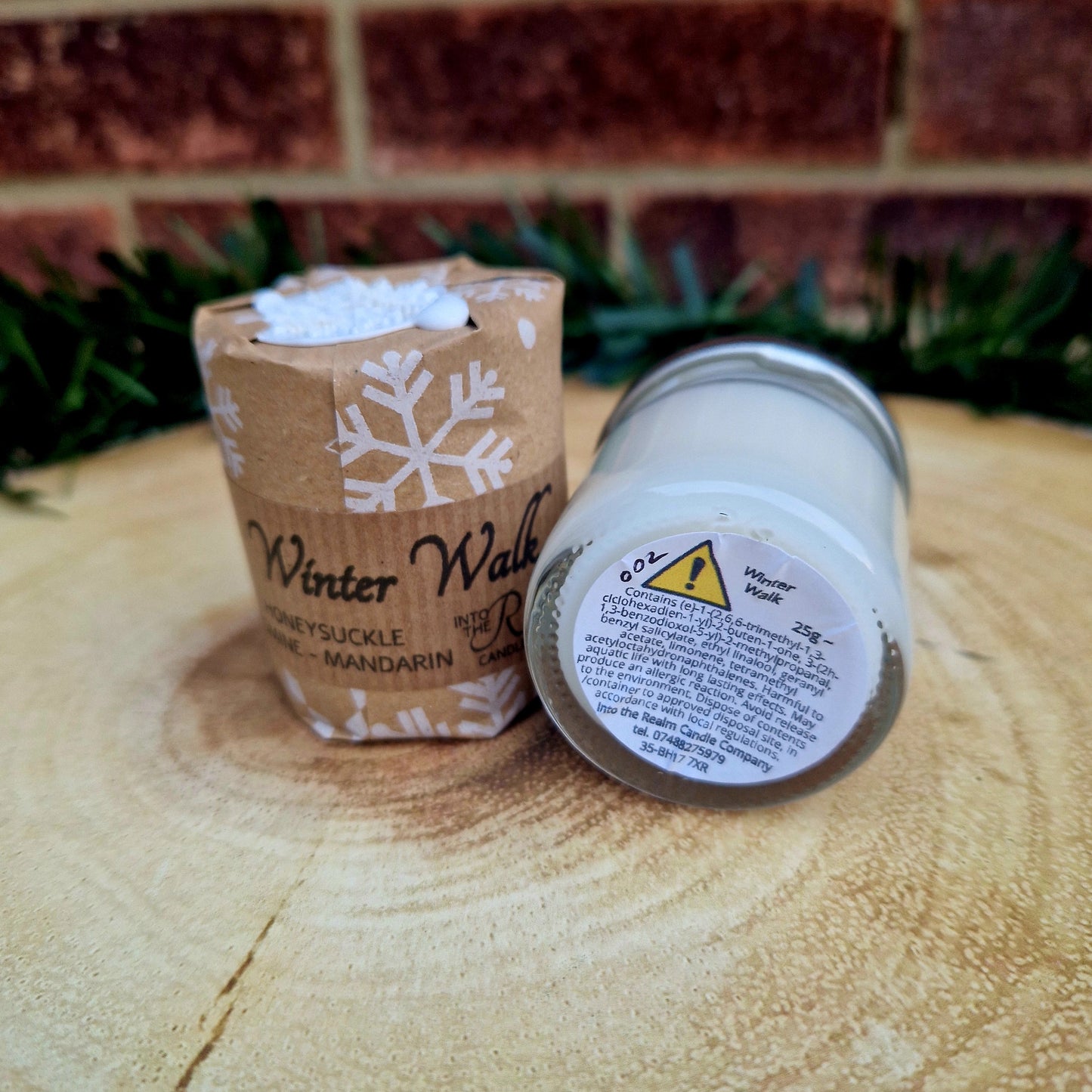 Winter Walk Mini Jar