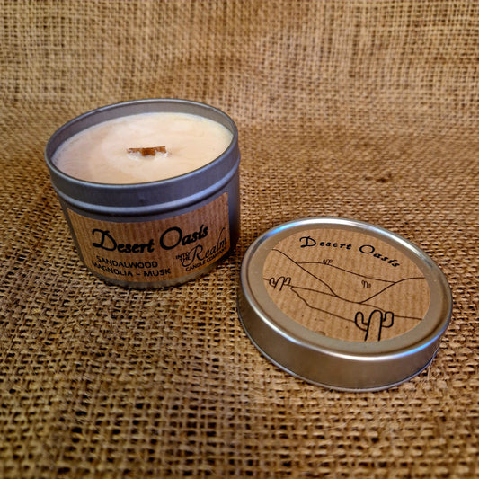 Desert Oasis Crackling Tin