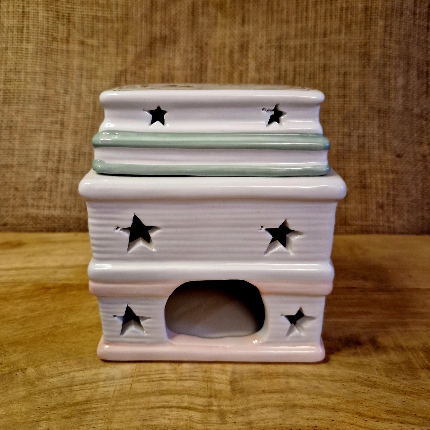 Book Stack Wax/Oil Burner