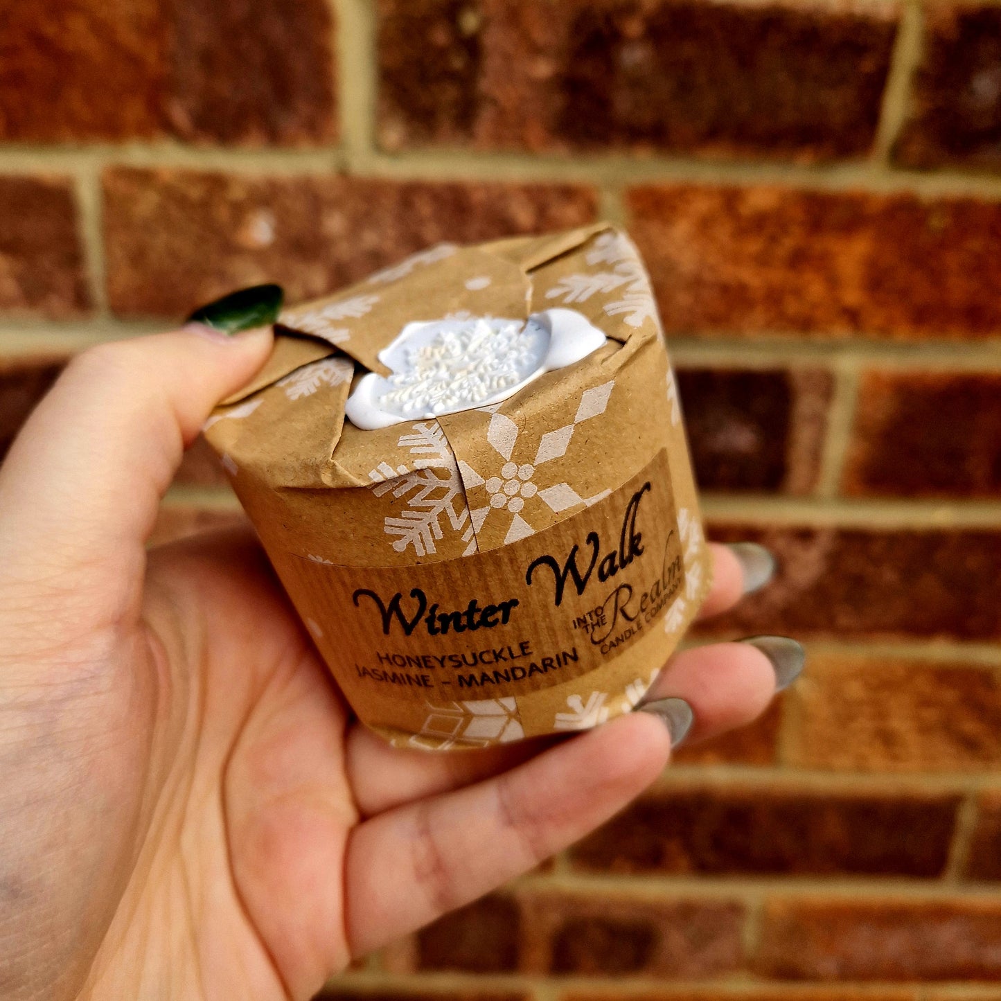 Winter Walk Crackling Tin