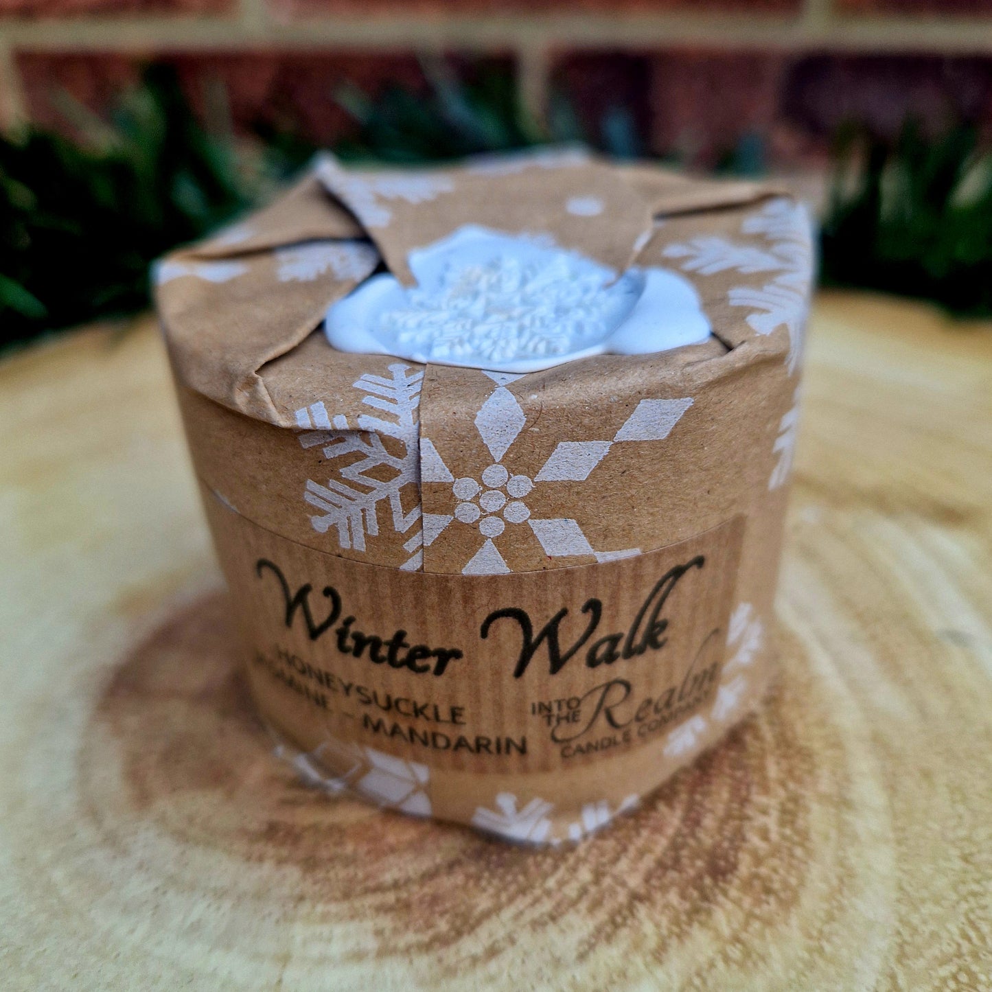 Winter Walk Crackling Tin