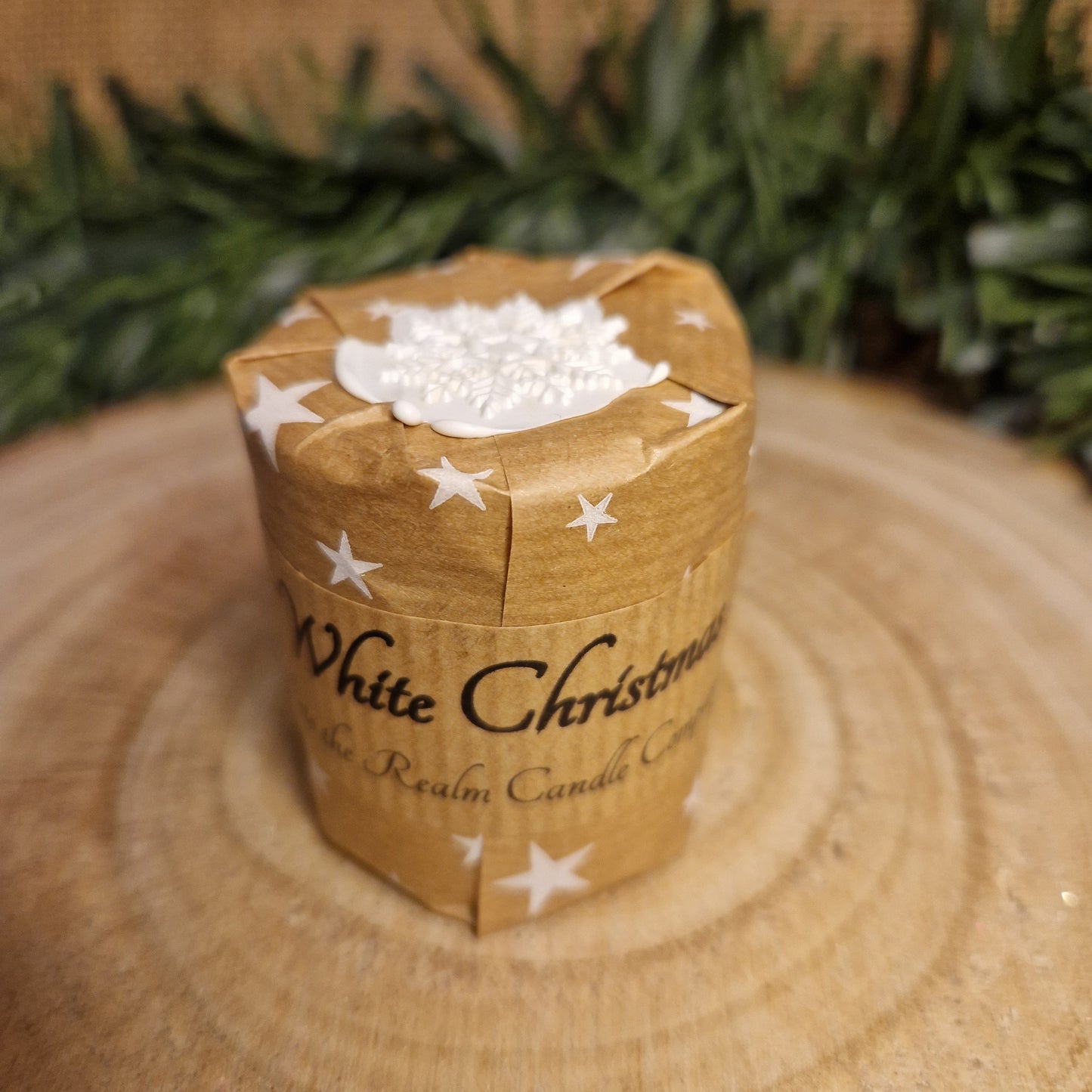 White Christmas Mini Jar