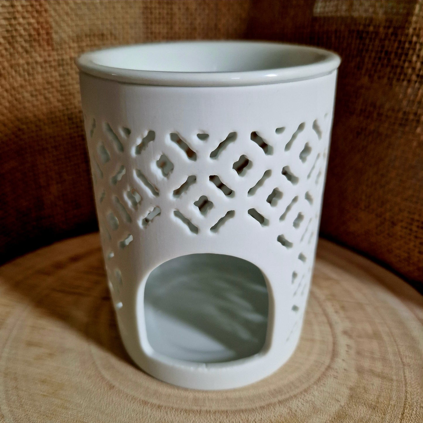 White Lattice Wax/Oil Burner